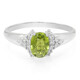 Cuprian Tourmaline Silver Ring