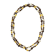 Freshwater pearl Silver Necklace (TPC)