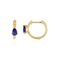 Madagascar Blue Sapphire Silver Earrings