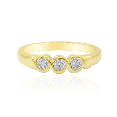 18K VVS1 (F) Diamond Gold Ring (adamantes [!])