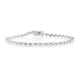 White Topaz Silver Bracelet