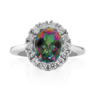 Mystic Quartz Silver Ring