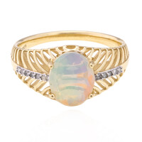 9K Welo Opal Gold Ring (Ornaments by de Melo)