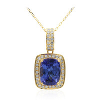 14K AAA Tanzanite Gold Necklace (CIRARI)