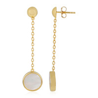 Mother of Pearl Silver Earrings