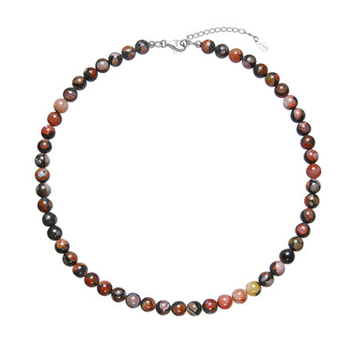 Agate Silver Necklace