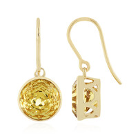 9K Savannah Quartz Gold Earrings (PHANTASIA)