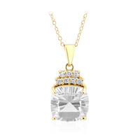 White Topaz Silver Necklace