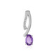 Moroccan Amethyst Silver Pendant