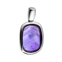 Amethyst Silver Pendant