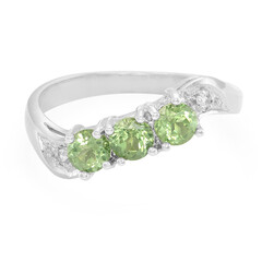 Russian Apatite Silver Ring
