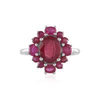Madagascar Ruby Silver Ring