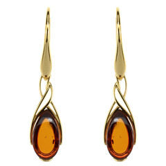 Baltic Amber Silver Earrings