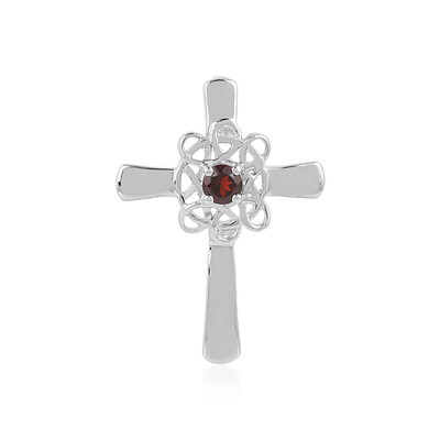 Mozambique Garnet Silver Pendant