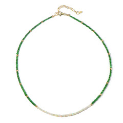 Welo Opal Silver Necklace