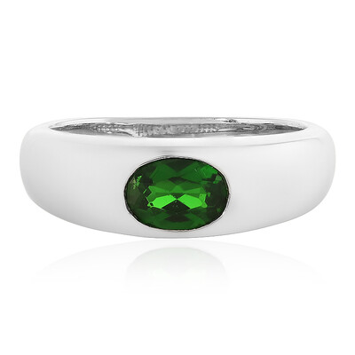 Russian Diopside Silver Ring