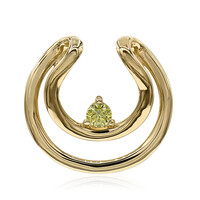 9K VS1 Yellow Diamond Gold Pendant
