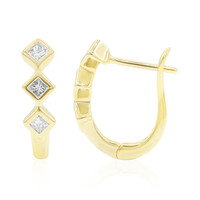 9K SI1 (G) Diamond Gold Earrings