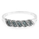 Fancy Diamond Silver Ring