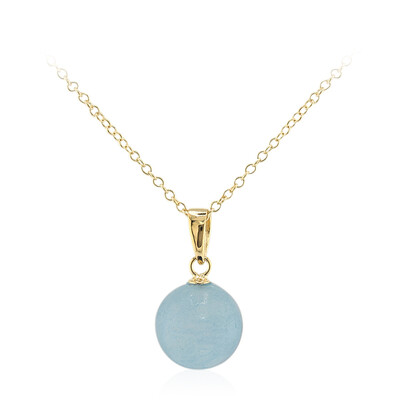 Aquamarine Silver Necklace