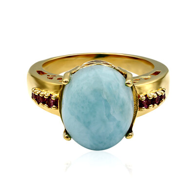 Larimar Silver Ring