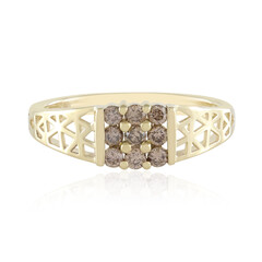 9K I2 Champagne Diamond Gold Ring (Ornaments by de Melo)