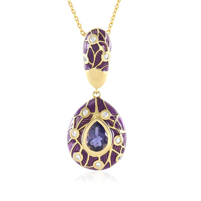 Iolite Silver Necklace (Adela Silber)