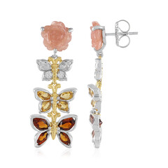 Madeira Citrine Silver Earrings (Gems en Vogue)