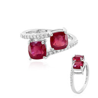 Madagascar Ruby Silver Ring
