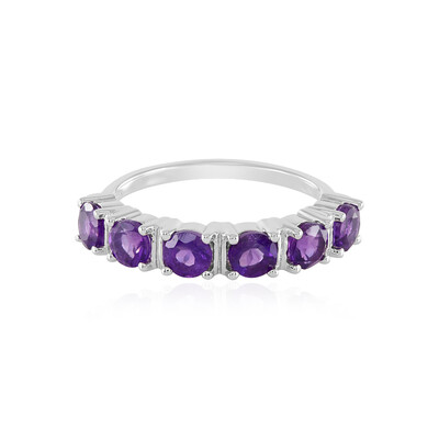 Amethyst Silver Ring