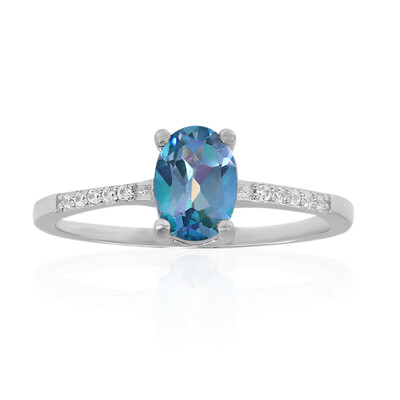 Doveblue Mystic Topaz Silver Ring