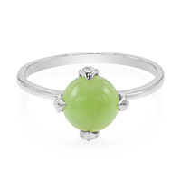 Imperial Chrysoprase Silver Ring
