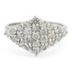 Chocolate Diamond Silver Ring