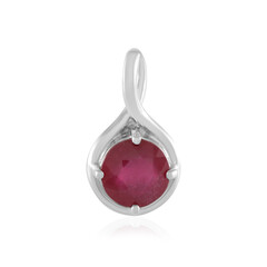 Bemainty Ruby Silver Pendant