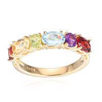 Garnet Silver Ring