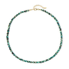 Chrysokolla Silver Necklace