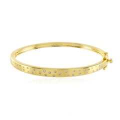 PK (J) Diamond Silver Bangle