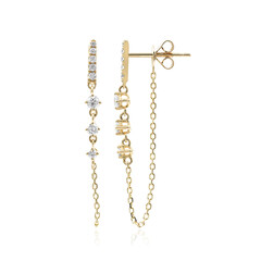 14K SI2 (H) Diamond Gold Earrings (CIRARI)