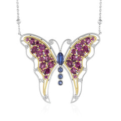 Rhodolite Silver Necklace (Dallas Prince Designs)