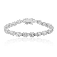 White Topaz Silver Bracelet