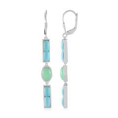 Chrysoprase Silver Earrings (KM by Juwelo)