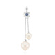 White Freshwater Pearl Silver Pendant (Michelle Albala)