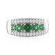 Green apatite Silver Ring