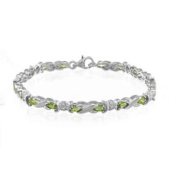 Paraiba Tourmaline Silver Bracelet