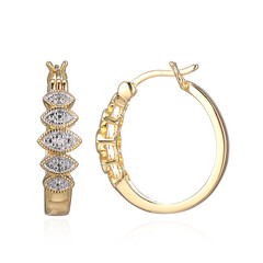 I3 (I) Diamond Brass Earrings (Juwelo Style)