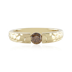 14K I1 Brown Diamond Gold Ring (de Melo)