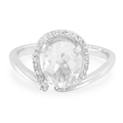 Petalite Silver Ring