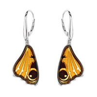 Baltic Amber Silver Earrings