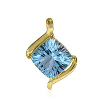 Sky Blue Topaz Silver Pendant