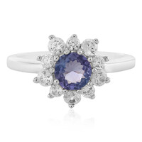 Bi Colour Tanzanite Silver Ring